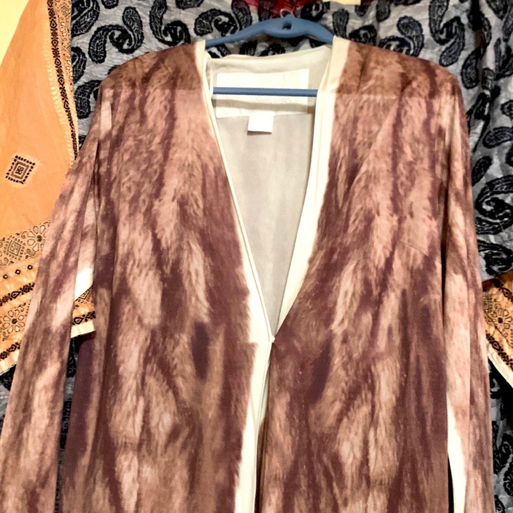 2012 MAISON MARTIN MARGIELA (MMM) x H&M 100% Silk Kimono Wrap Dress - US 8
